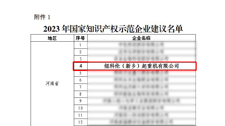 国家知识产权示范企业3