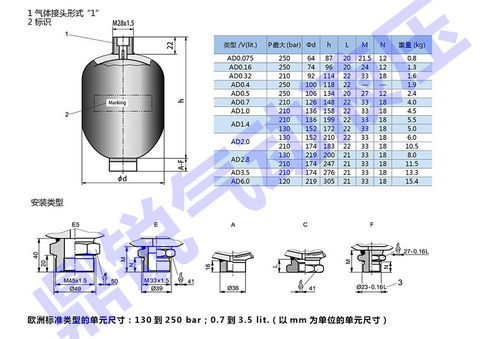 焊接式蓄能器 非隔离式蓄能器